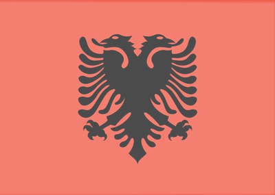 Drapeau albania Fotomontáž