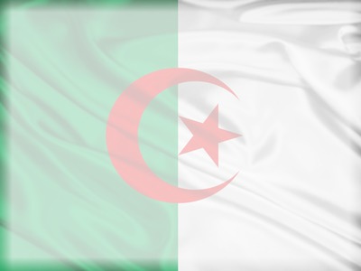drapeau algérie 3d