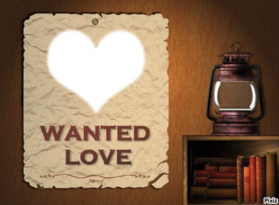 wanted love Photomontage