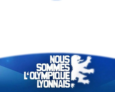 Nous somme l'olympique lyonanis Photo frame effect