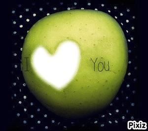 pomme d'amour Fotomontage