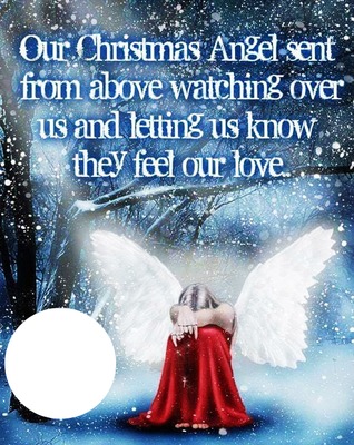 christmas angel Fotomontage