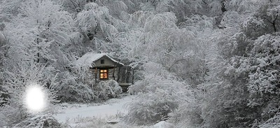 зима Фотомонтажа
