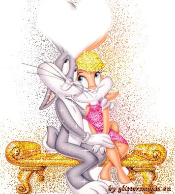Lola Bunny end Bugs Bunny Love Fotomontage