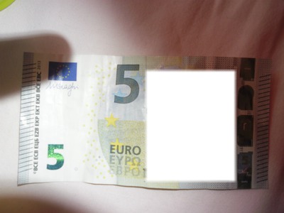 5 euro フォトモンタージュ