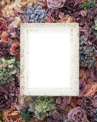floral frame Fotomontāža