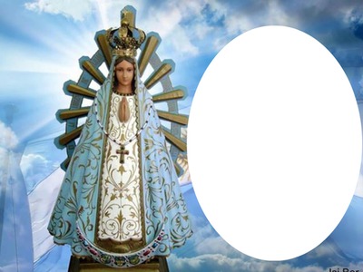 Virgen de Lujan Montaje fotografico