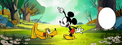 pluto & mickey mouse-hdh 1 Fotomontage