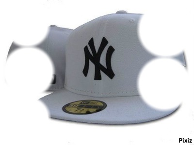 casquette ny Photo frame effect