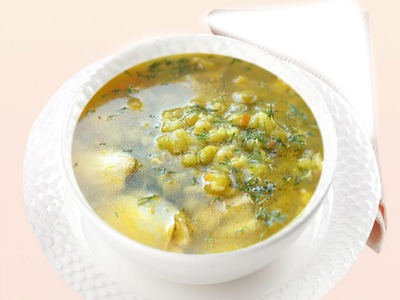 гороховый суп Fotomontage