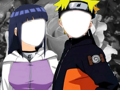 Hinata y Naruto フォトモンタージュ