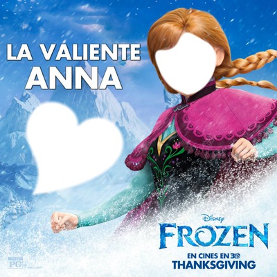 Frozen-(Ana) Montaje fotografico
