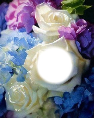 bouquet Photo frame effect