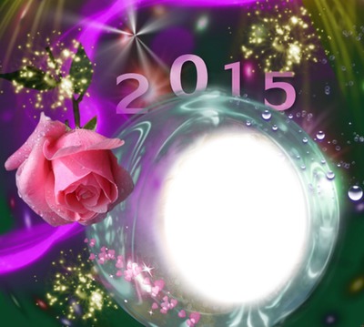 Bonne Année 2015 Fotomontagem