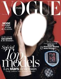 Vogue's capa Photo frame effect