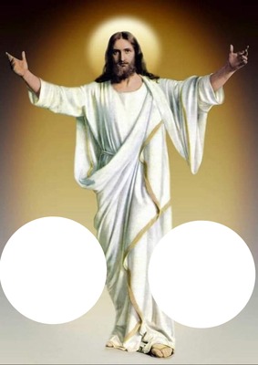 JESUS RESUCITADO Fotomontaggio