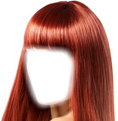 Red hair Fotomontaż