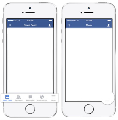 Iphone 5 - Facebook Photomontage