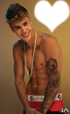 justin Bieber Fotomontáž