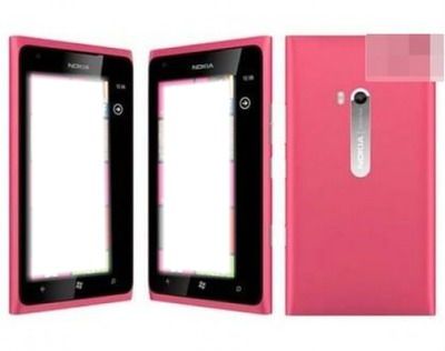 celulares rosados tactiles Fotomontāža