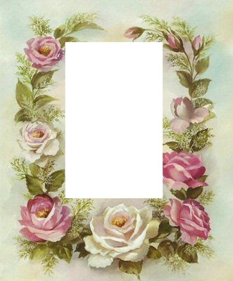 rose frame Valokuvamontaasi