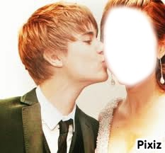 Justin Kissing Fotomontaż