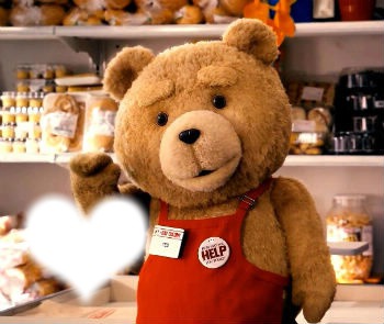 Ted love !! フォトモンタージュ
