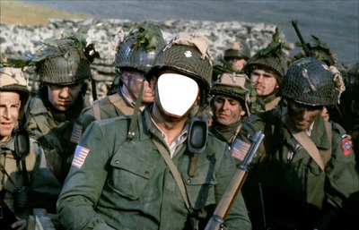 soldat americain Fotomontasje