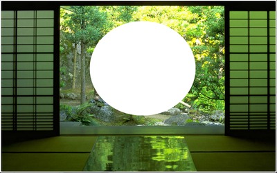 cadre zen Photo frame effect