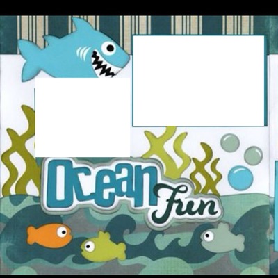 ocean fun-hdh Photo frame effect
