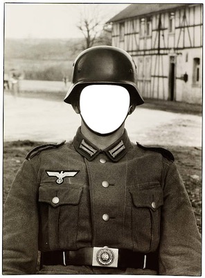 soldado aleman Photo frame effect