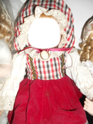 bekkie baby doll Photo frame effect