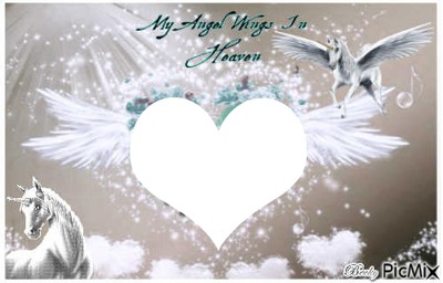 MY ANGEL WINGS Photo frame effect