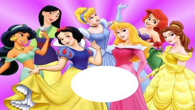 Les 7 Princesses + Ovale Central フォトモンタージュ