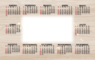 calendario 2016 Fotomontáž