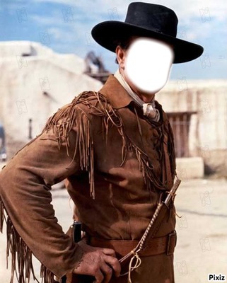 cowboy Photo frame effect