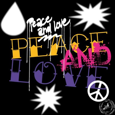 ♥ Peace and Love ♥ Fotomontasje