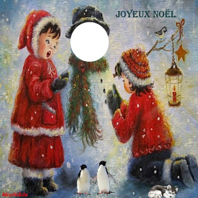 Joyeux Noël Фотомонтажа