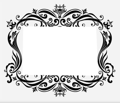 lace frame Photo frame effect