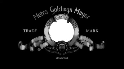 metro goldwyn mayer black and white Fotomontage