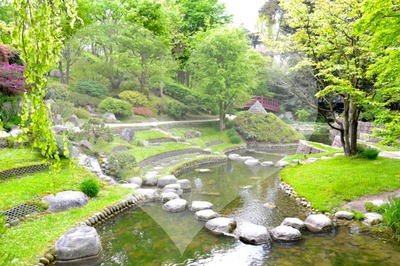 Jardin Japonais Photo frame effect