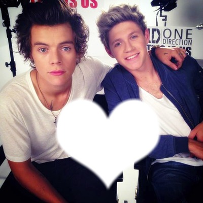 One Direction Harry e Niall Fotomontagem