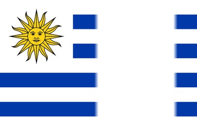 Uruguay bandera Valokuvamontaasi