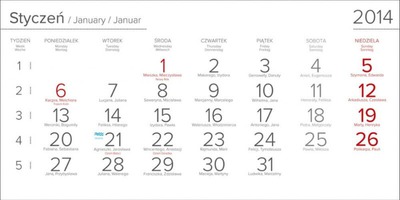 kalendarz Fotomontaż