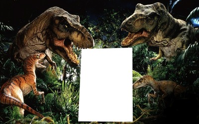 Dinosaurio Fotomontāža