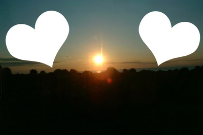 Sunset Love Fotomontage