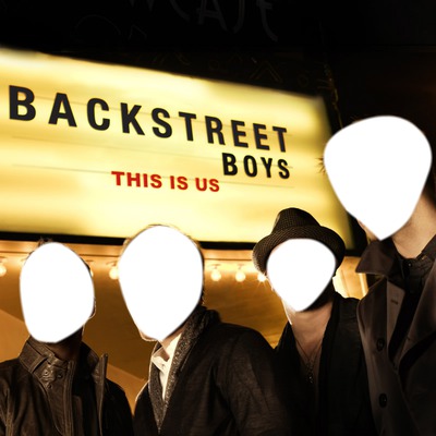 Backstreet boys Valokuvamontaasi