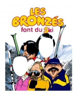 les bronzés font du ski フォトモンタージュ