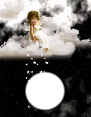 TINY ANGEL IN HEAVEN Montage photo