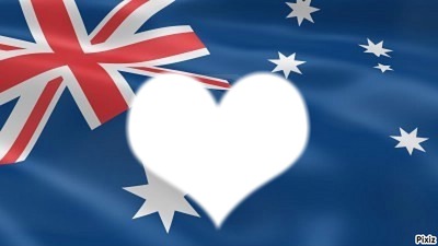 drapeau australien Fotomontagem